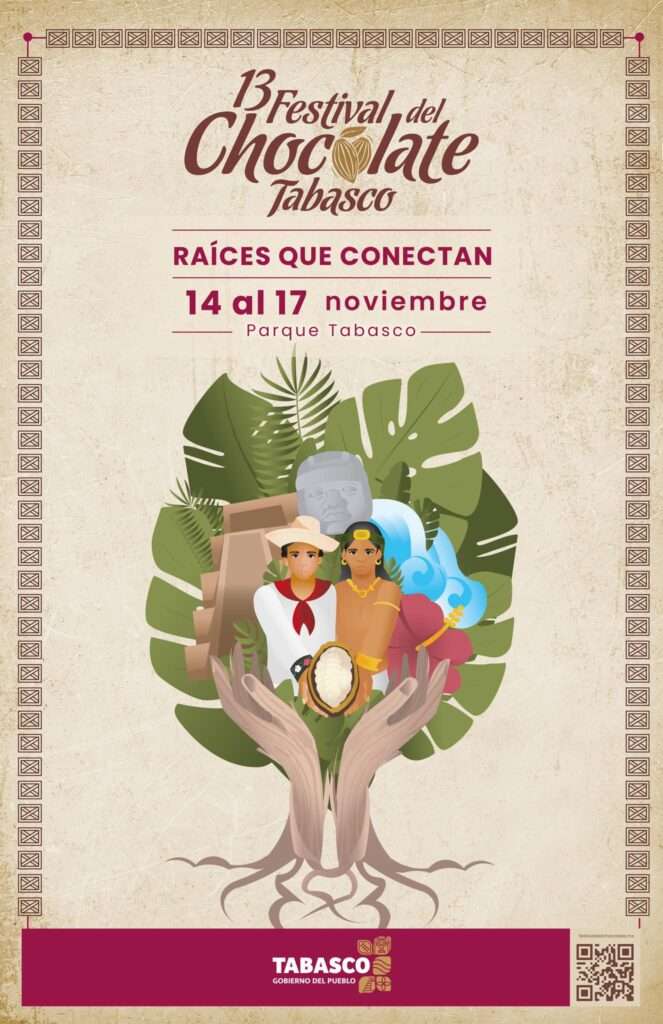 Cartel Festival del Chocolate Tabasco 2024