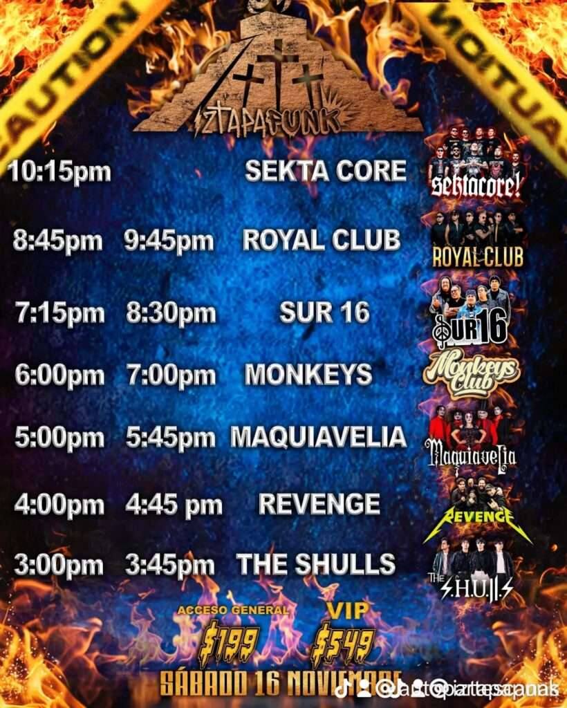 cartel IztapaPunk en la CDMX