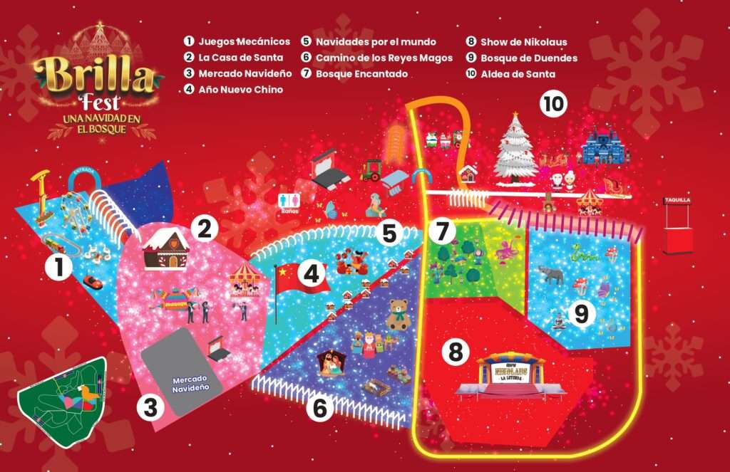 Brilla Fest Mapa