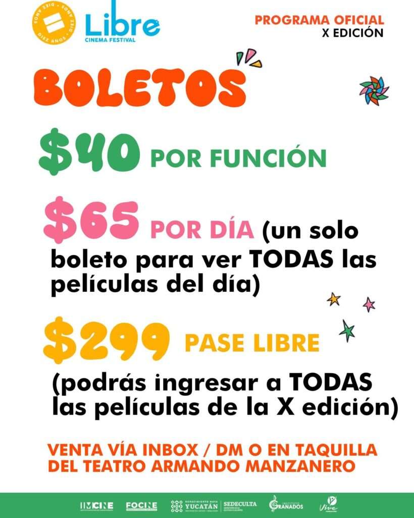 Libre Cinema Festival 2024 en Mérida