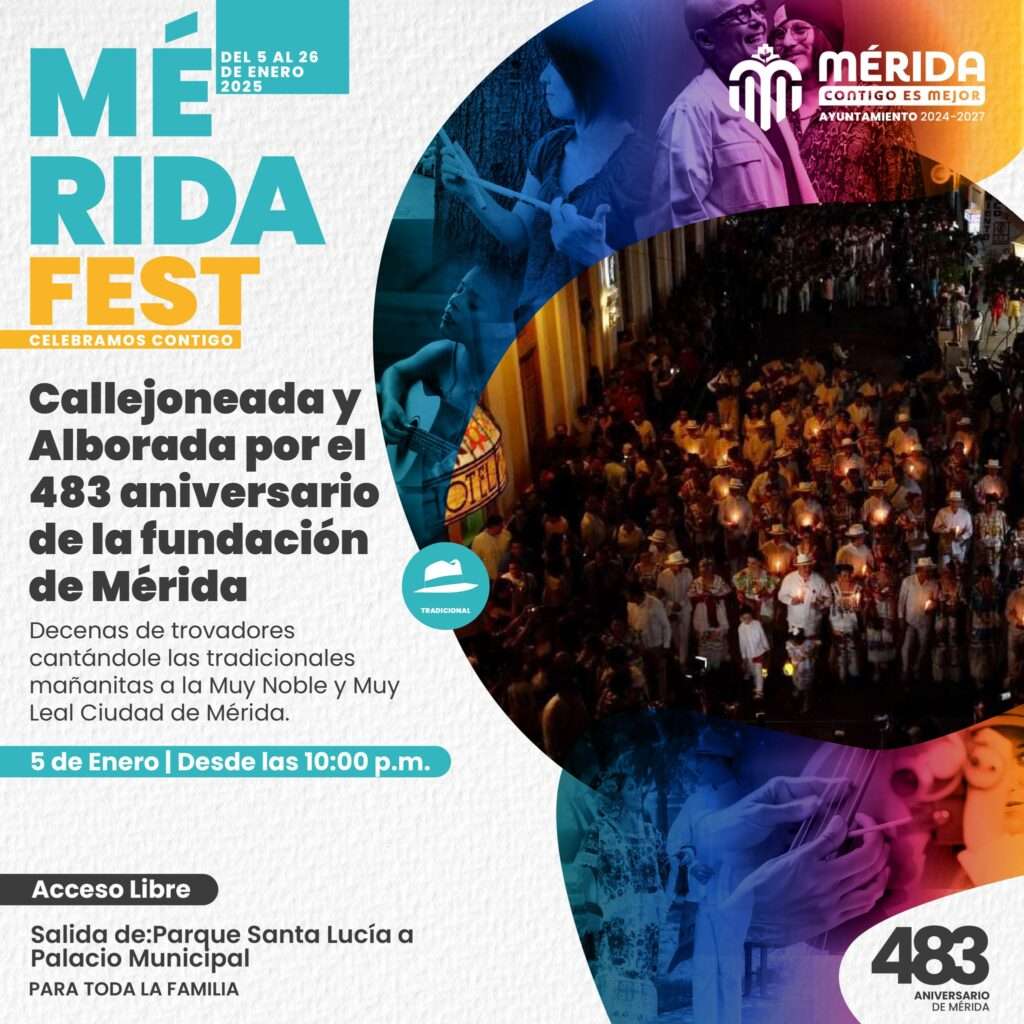 Cartelera Mérida Fest