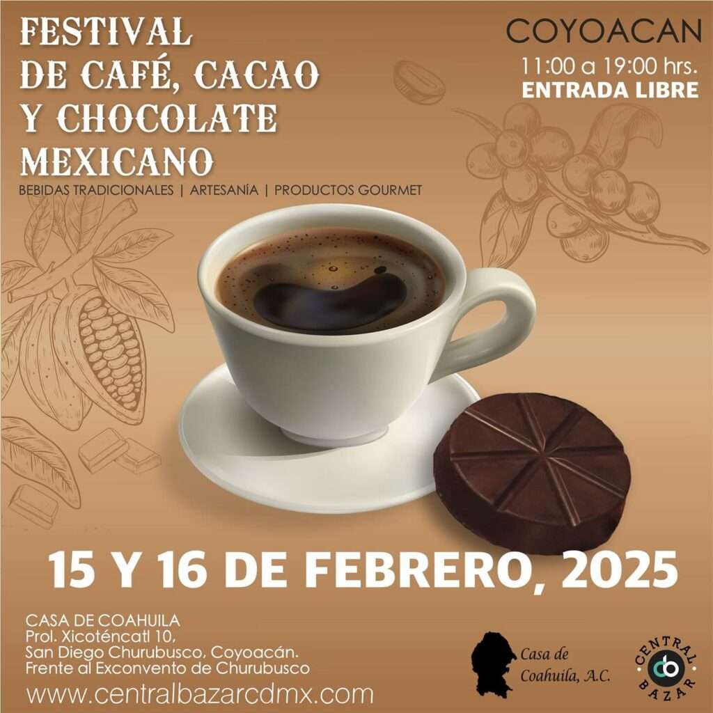 Festival de café, cacao y chocolate mexicano.