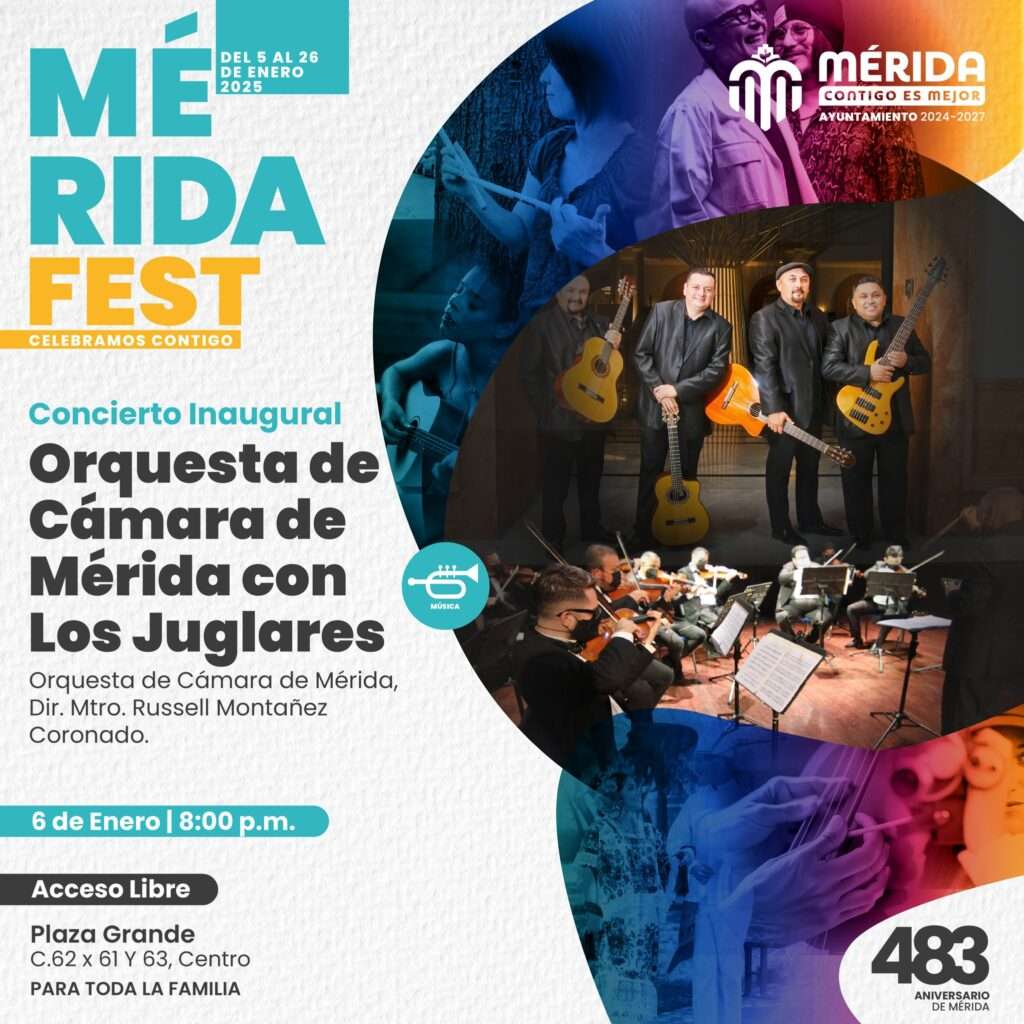Cartelera Mérida Fest