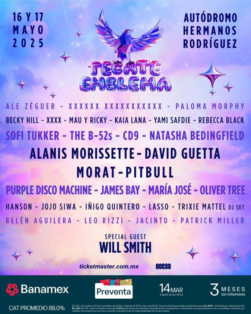 Cartel Tecate Emblema