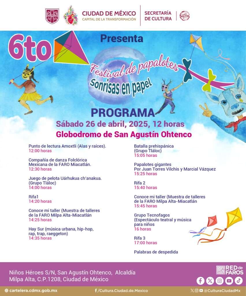 Vuela alto en el Festival del Papalote en la CDMX