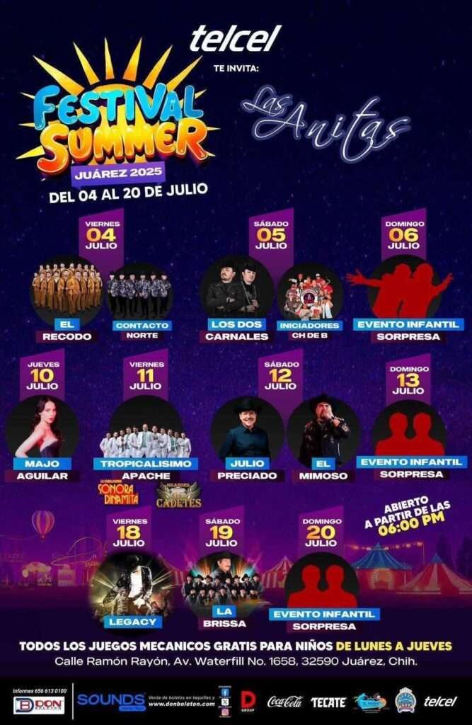 Festival Summer Juárez 2025: el festival que no te puedes perder