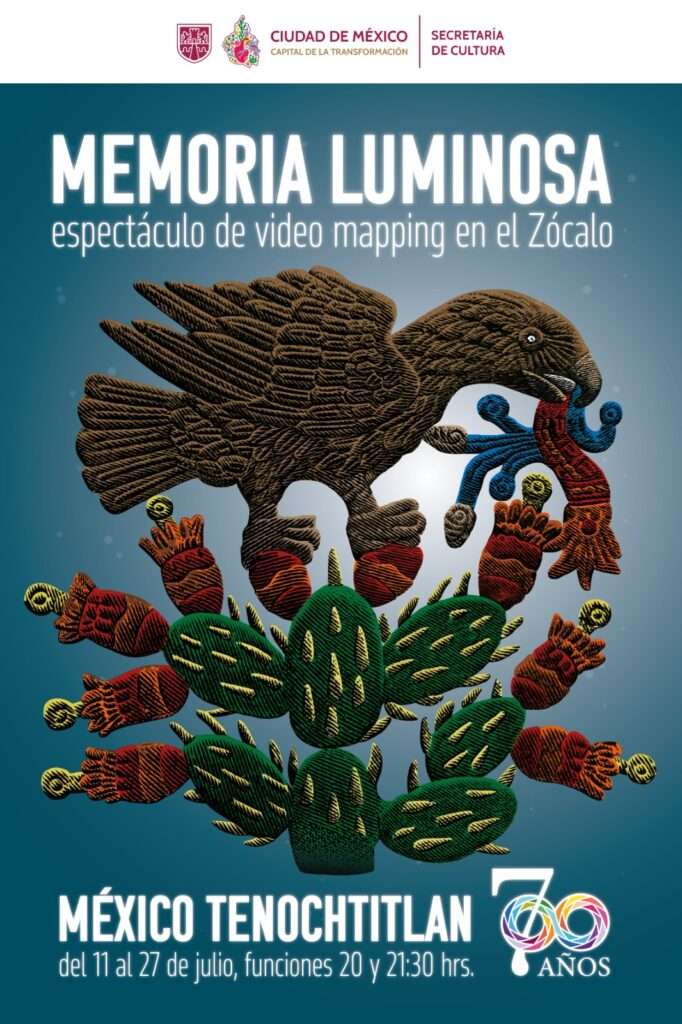 Cartel Mapping México-Tenochtitlan 700 años