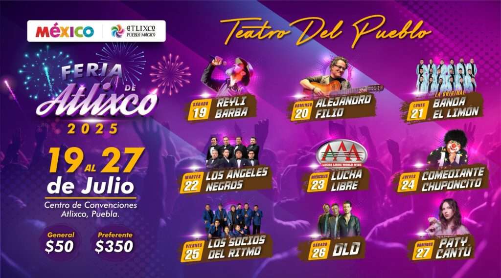 Artistas Feria de Atlixco 2025